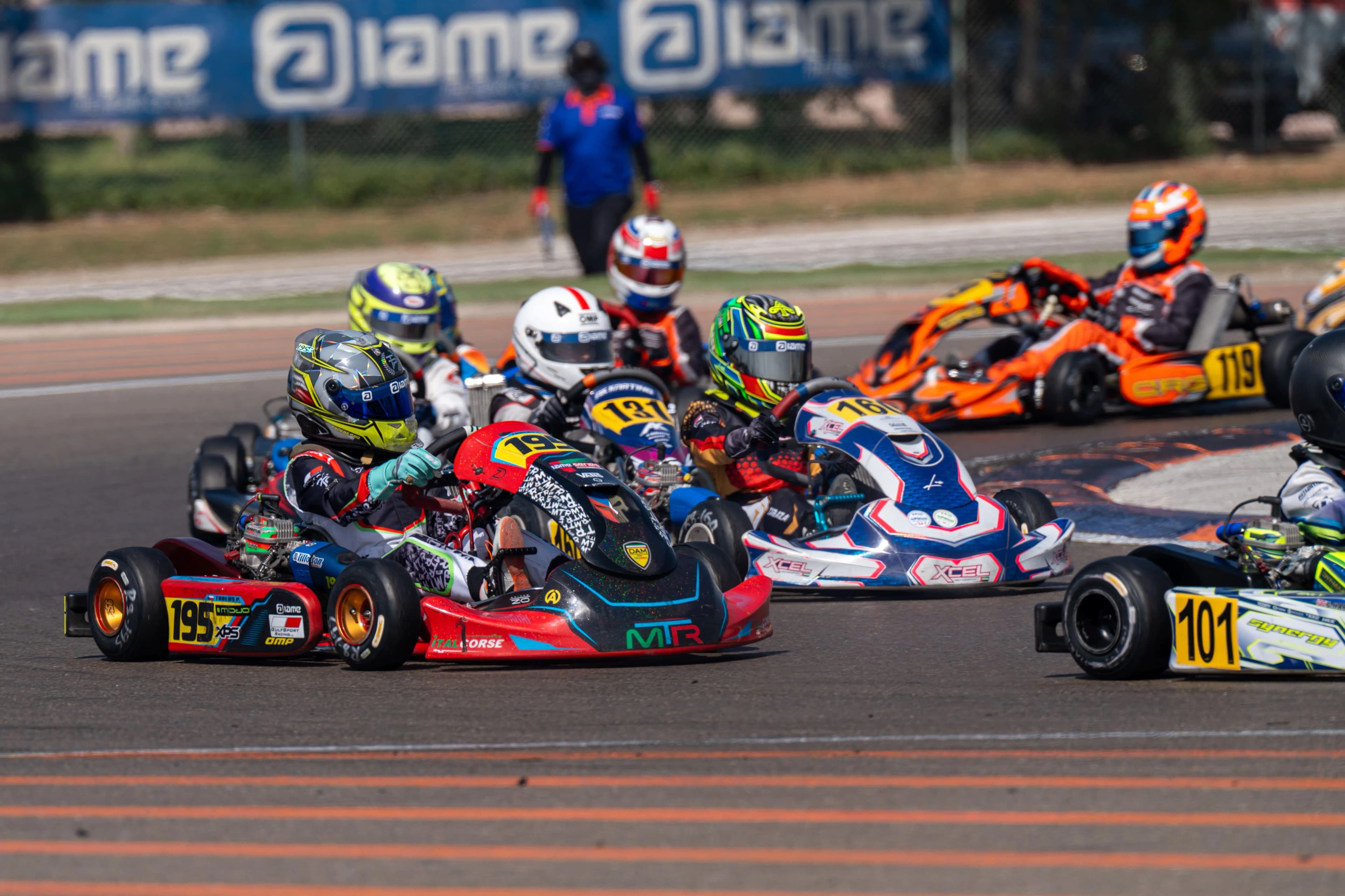 Media production for karting championship - race day filming in UAE
